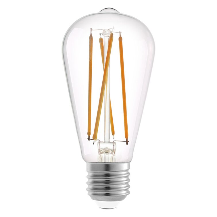 Feat mout overzee EGLO 7.5 Watt (40 Watt Equivalent), ST19 LED, Dimmable Light Bulb, Warm  White (3000K) E26/Medium (Standard) Base & Reviews | Wayfair