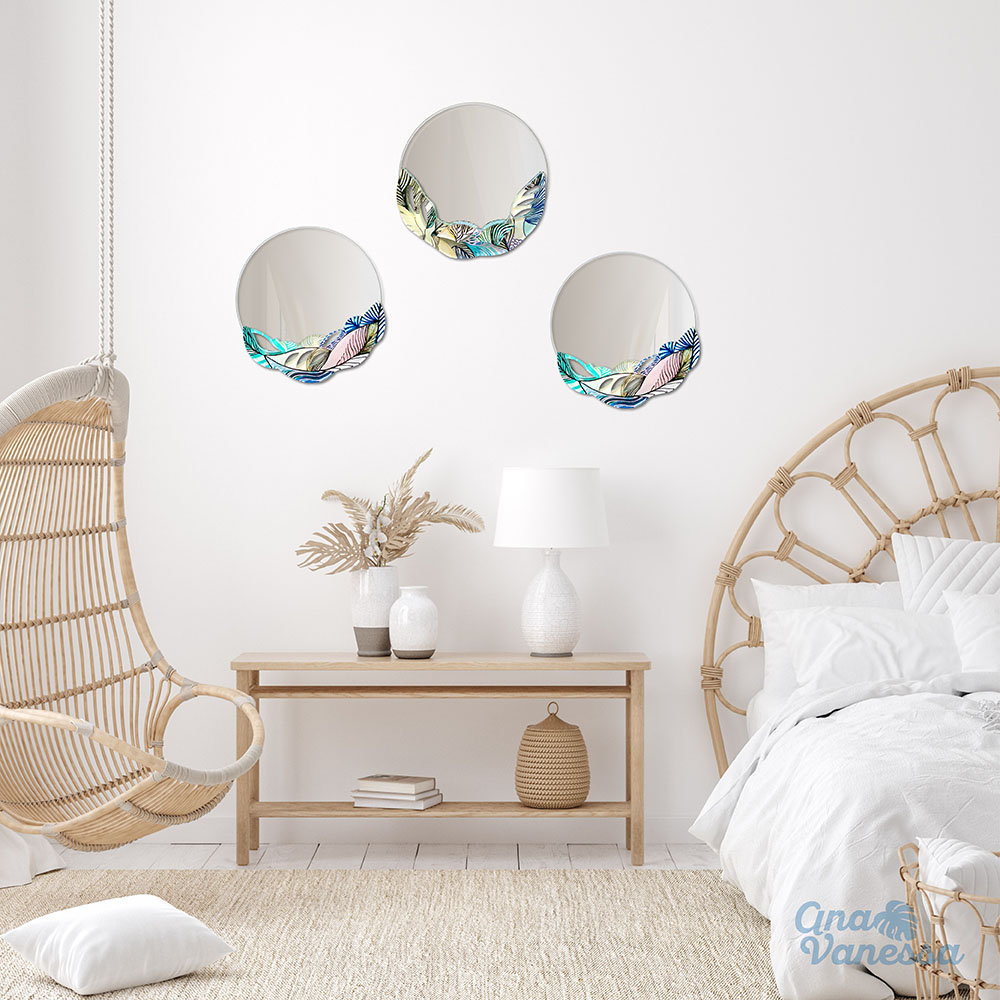 Ana Vanessa Mirrors Art Mirrors Round Wall Mirror Wayfair