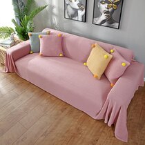 Details about   Universal Ruffles Sofa Cover Settee Couch Elastic Stretch Home Slipcover Throw 