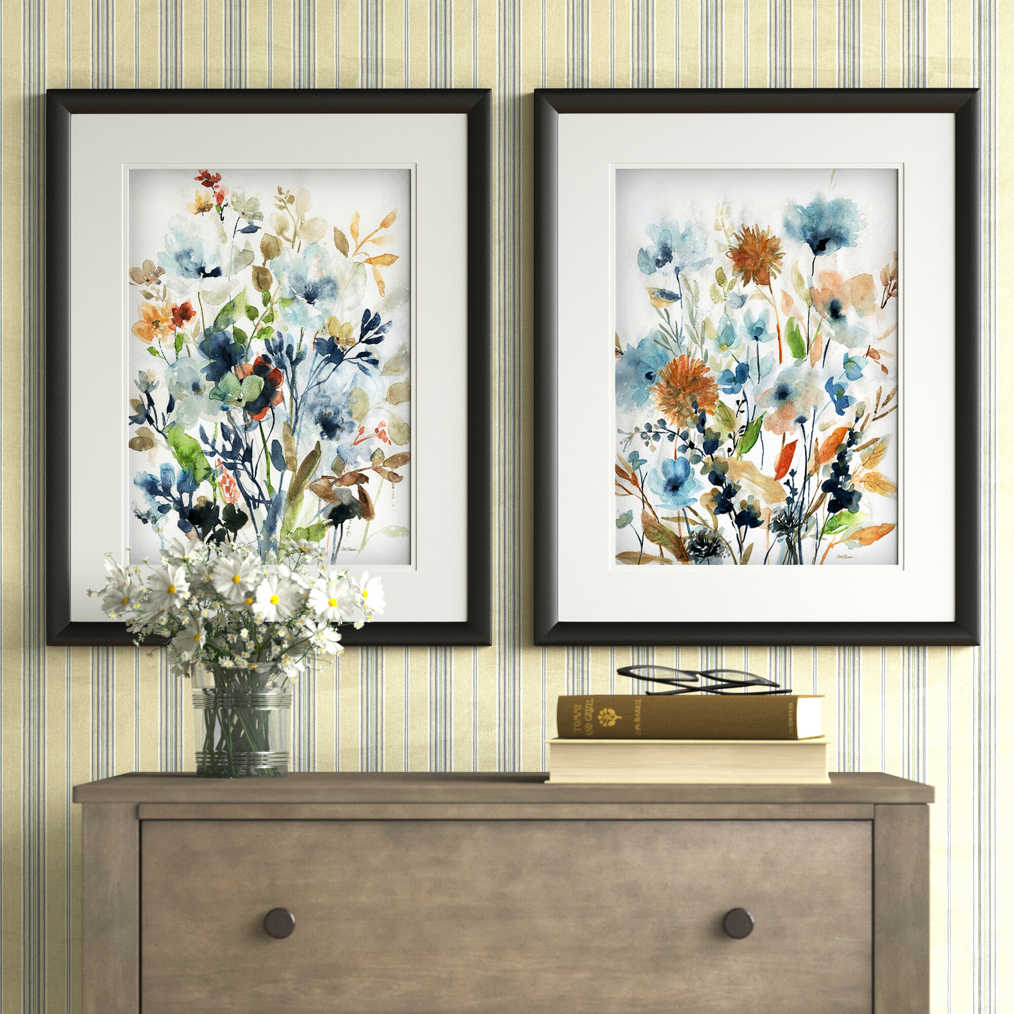 Andover Mills™ Holland Spring Mix - 2 Piece Picture Frame Painting &  Reviews | Wayfair