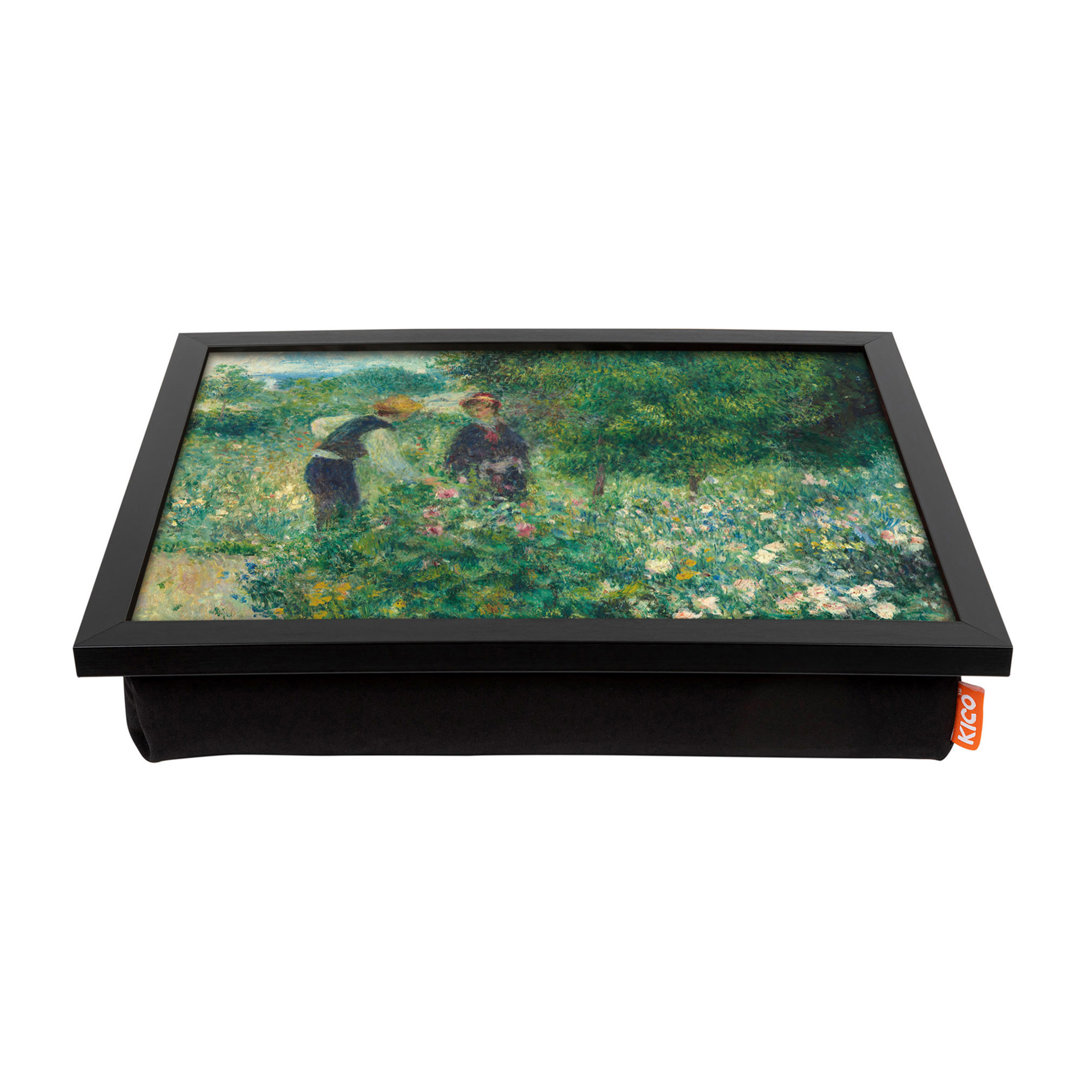 East Urban Home Laptop-Tablett Picking Flowers von Pierre-Auguste Renoir