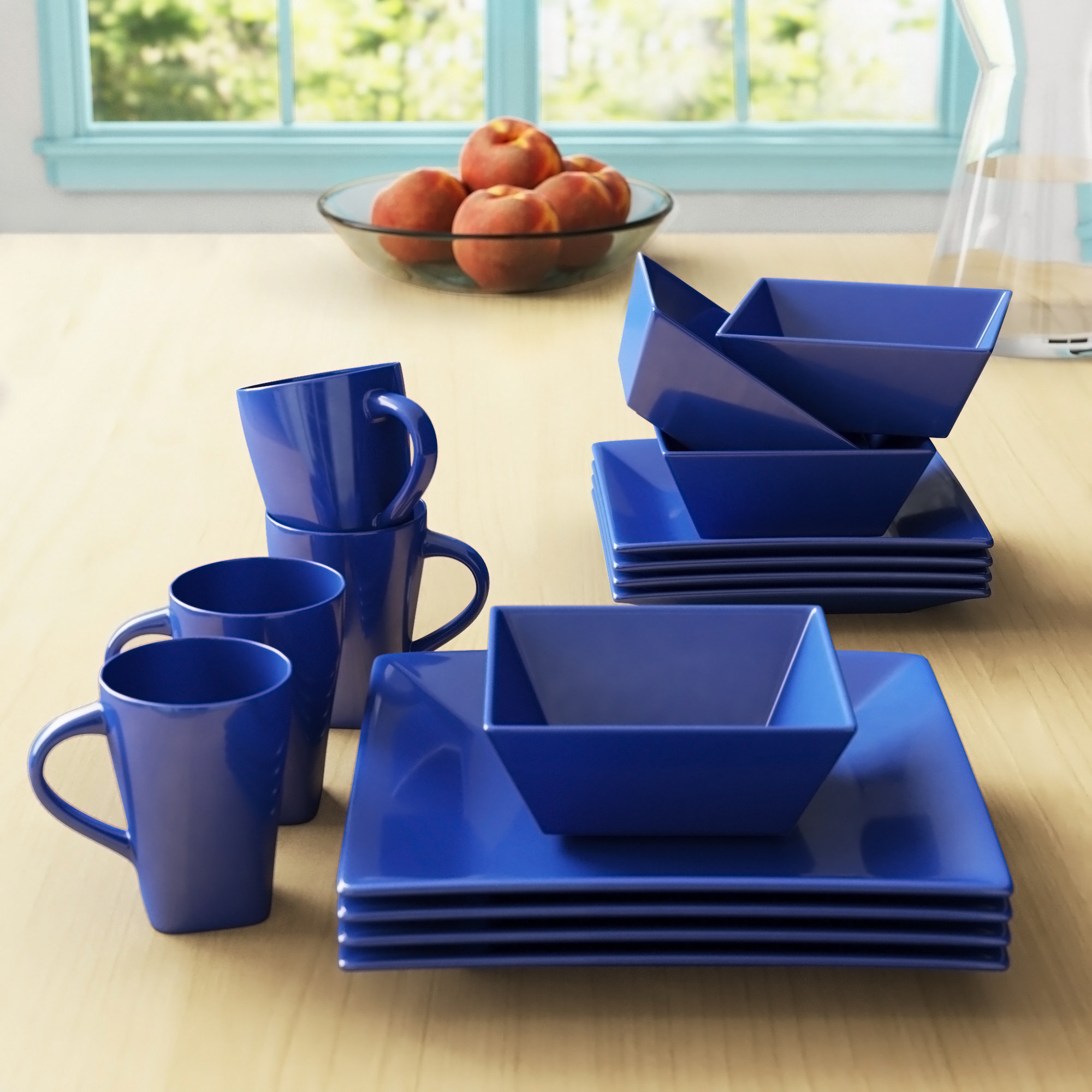 Ebern Designs Joselynn Ceramic Dinnerware Set of 16 & Reviews Wayfair