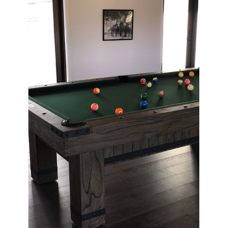 Performer Back, back, back (part end point Plank & Hide Morse Slate Pool Table with Professional Installation Included  | Wayfair