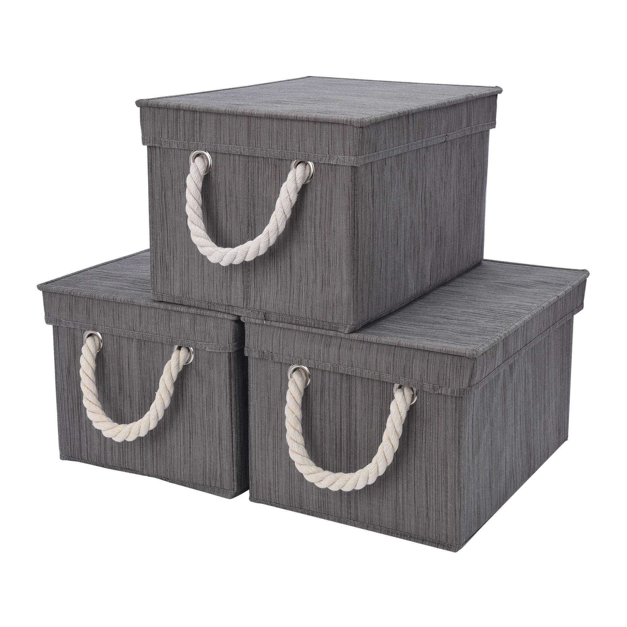 Breakwater Bay Fabric Storage Bin Set Wayfair