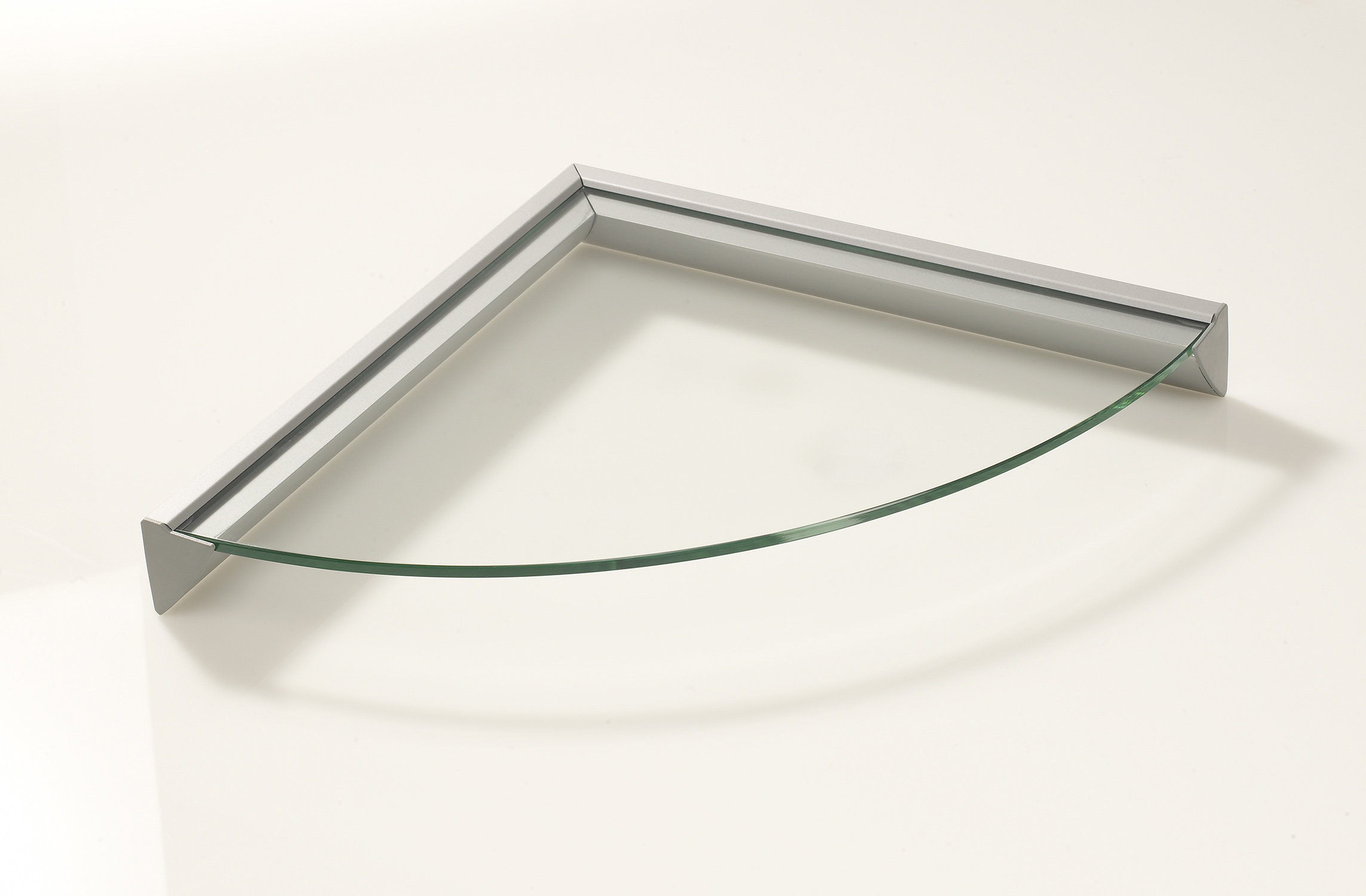 Rebrilliant Lenrow Glass Corner Shelf Wayfair