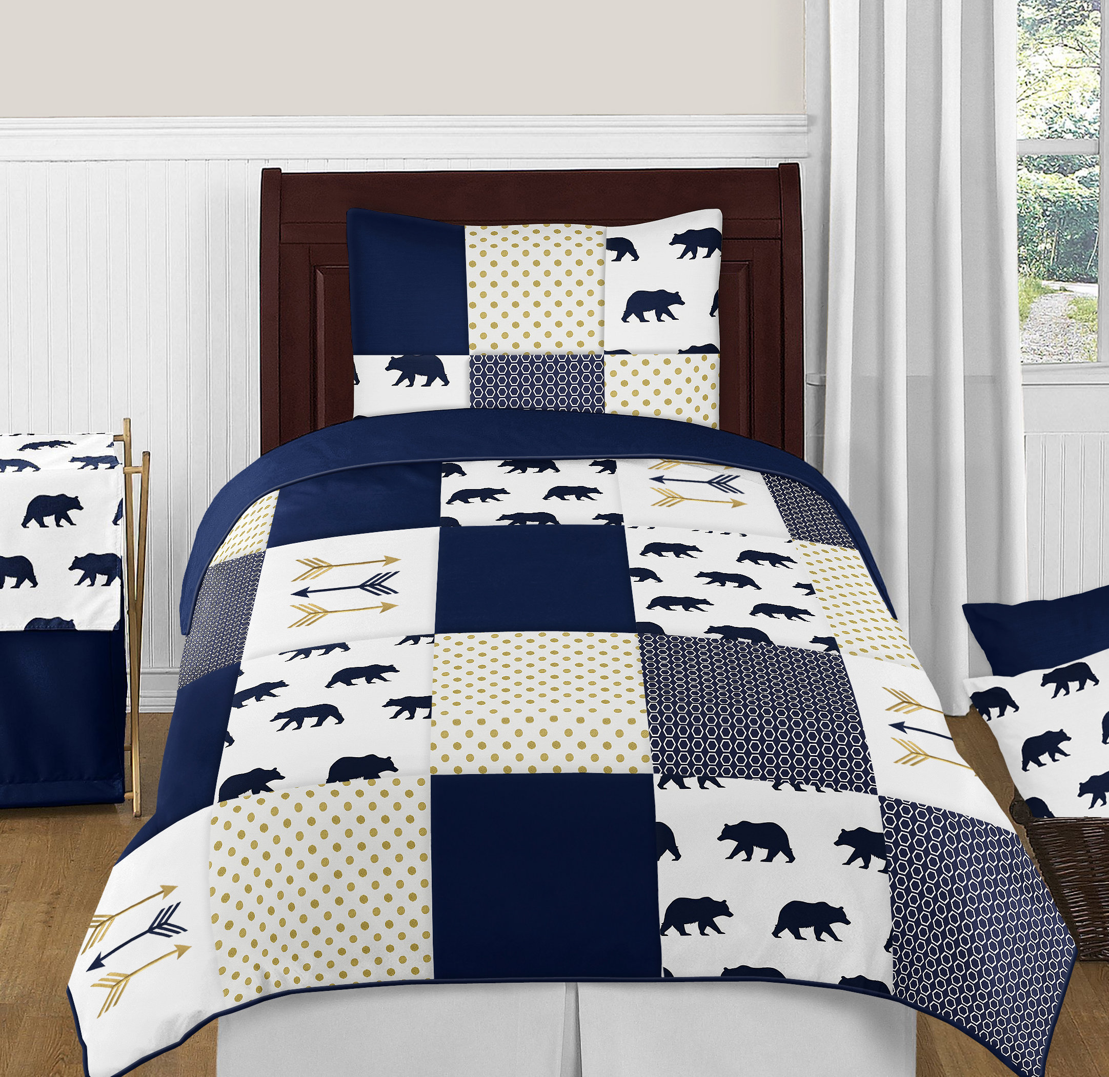 Sweet Jojo Designs Big Bear Navy Blue 