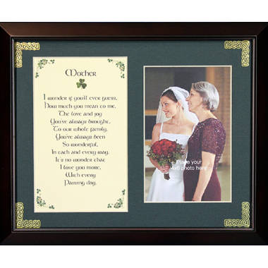 Peter Townsend's Irish Collection Irish Wedding Blessing - May God Be With  You - Picture Frame Memorabilia | Wayfair