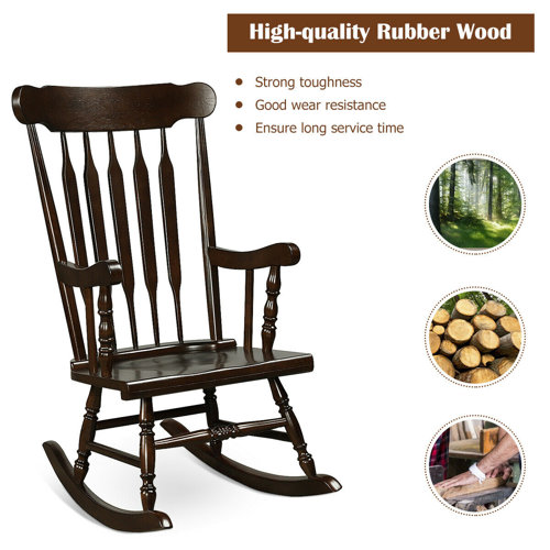 Alcott Hill® Rockhampton Rocking Chair & Reviews | Wayfair