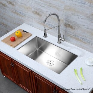 Small Cabinet Kitchen Sink-29"x18" Zero Radius Double-Bowl  60/40 SPLITE-2918B 
