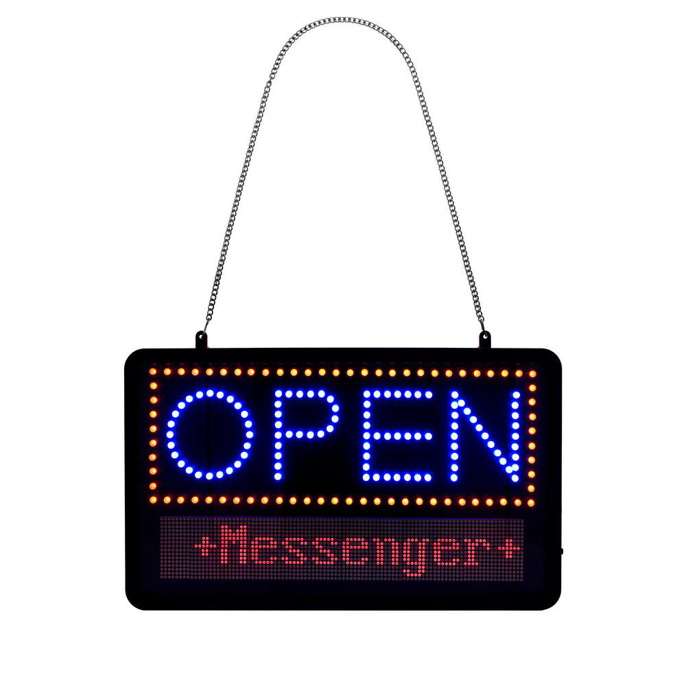 Alpine Industries LED Programmable Message Board Open Sign Wayfair