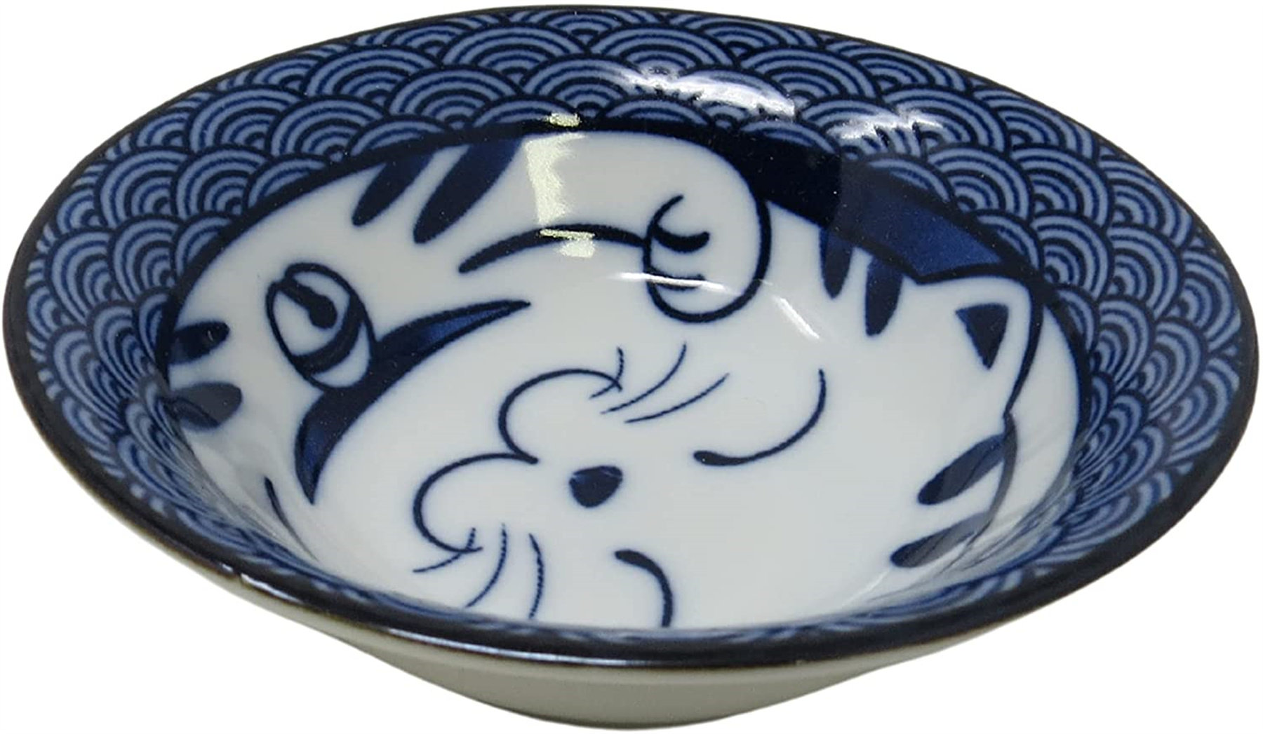 Red Barrel Studio® Cute Japanese Kitchenware Dish, Blue And White ...