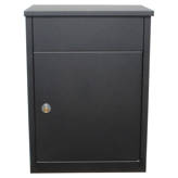 Boîte aux lettres murale Allux 6000 - Acier - Noir - 34,5 x