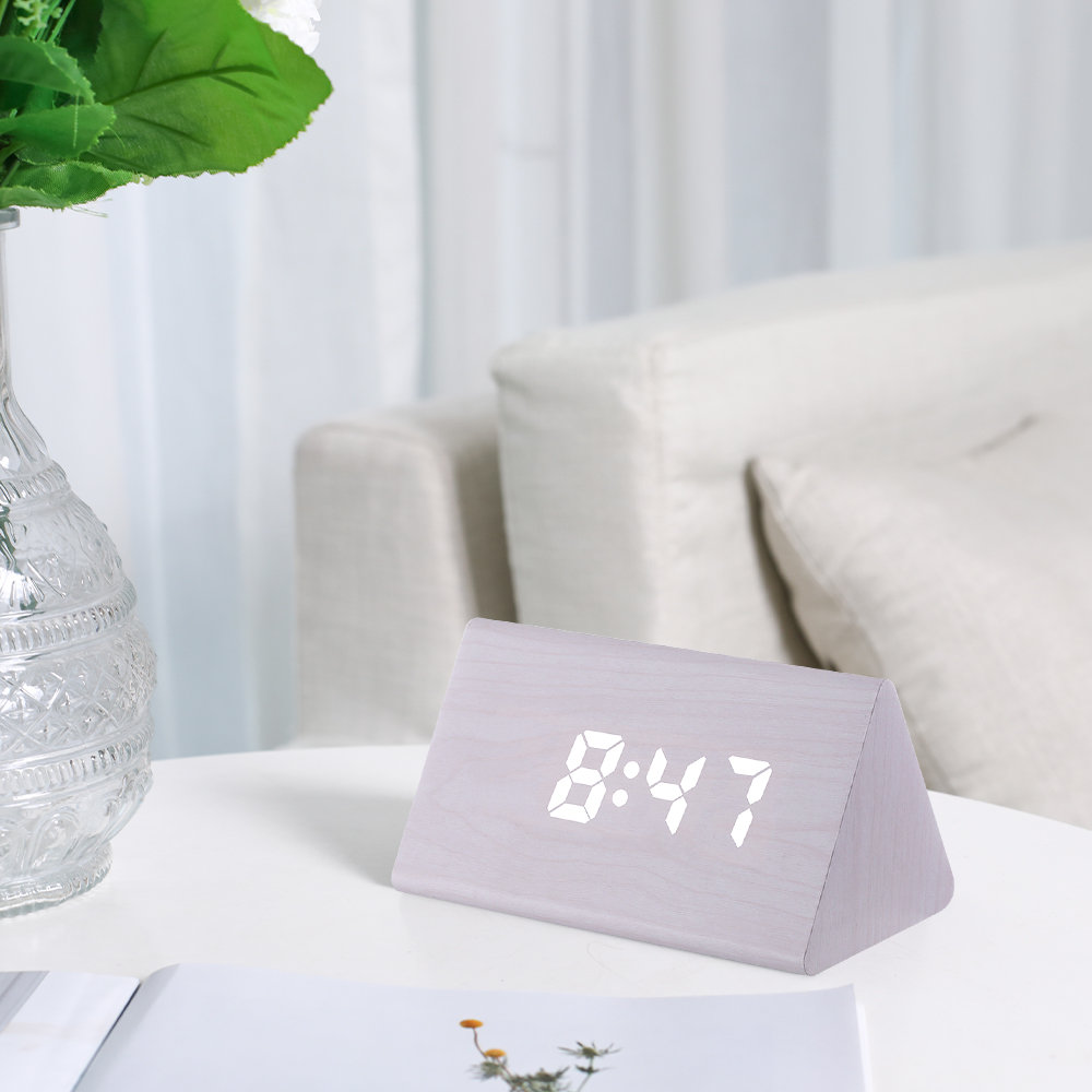 Orren Ellis Modern & Contemporary Digital Electric Alarm Tabletop Clock