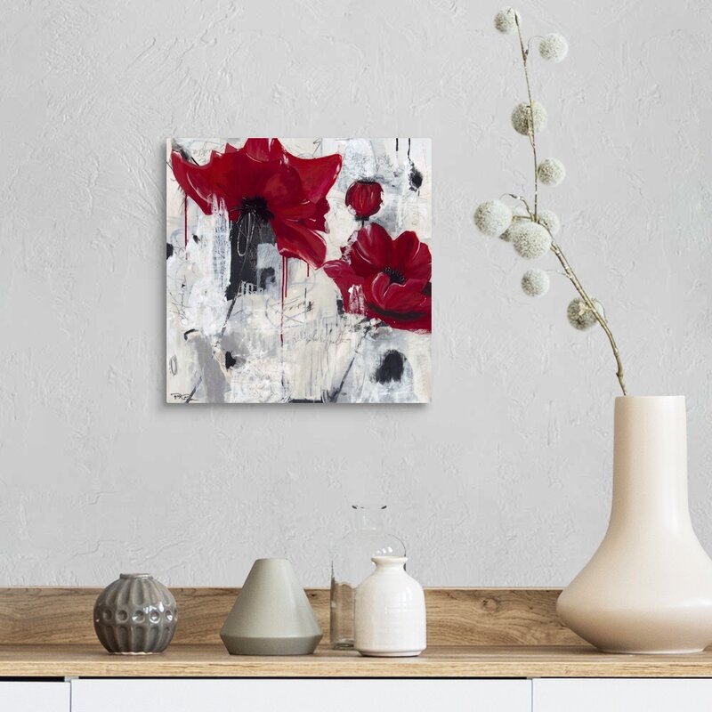 Poppy Love by Pamela K. Beer - Painting on Canvas