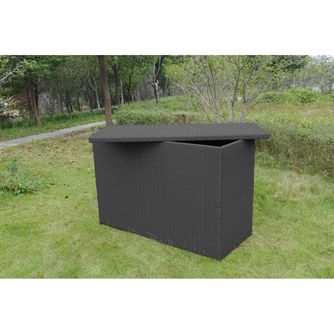 Odelie Wicker/Rattan Storage Box black