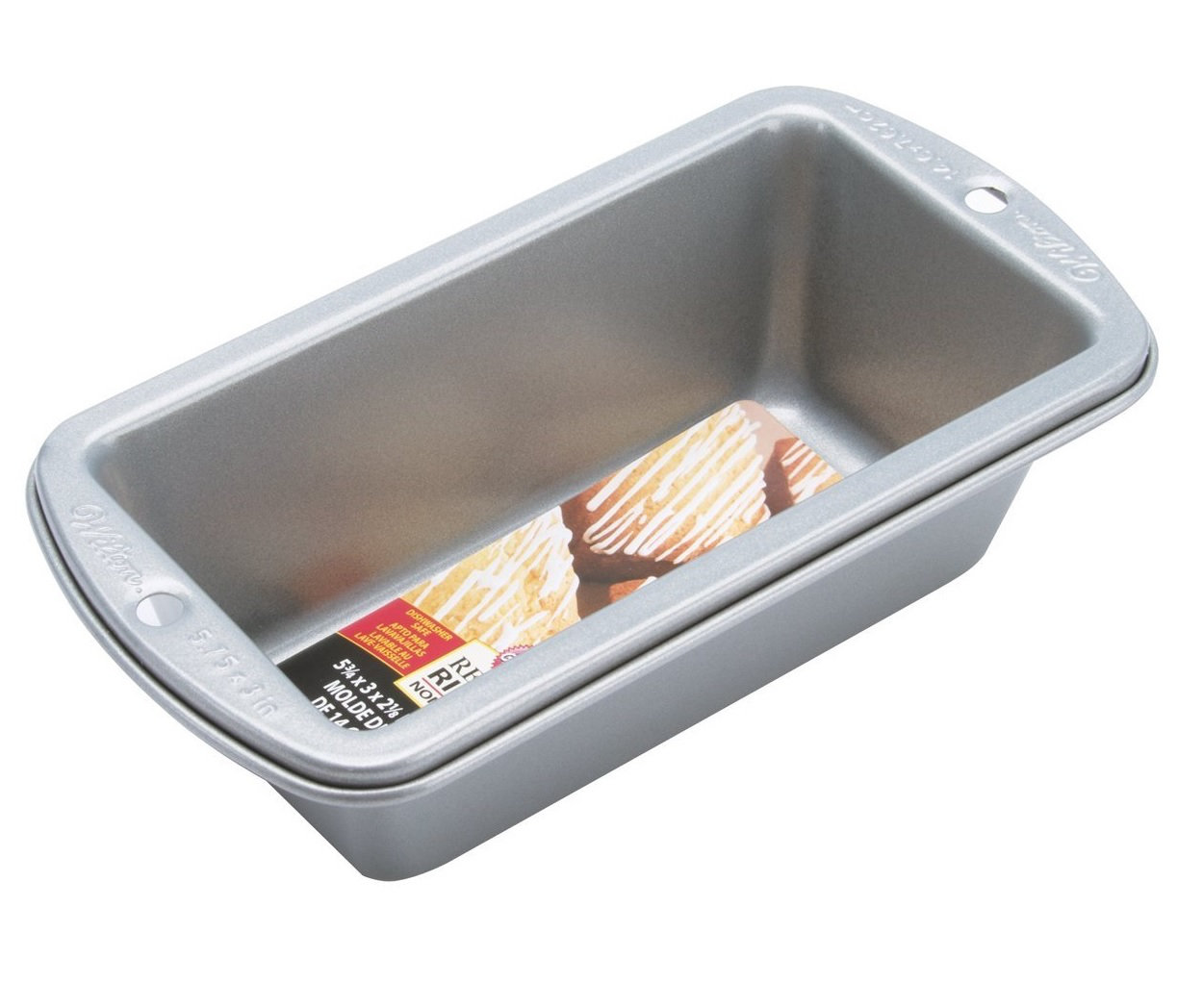 Wilton 3'' W x 8'' L NonStick Steel Loaf Pan Wayfair