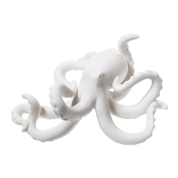Octopus Shape Resin Vase Ornament Pen Holder for Garden Home Office Accs 