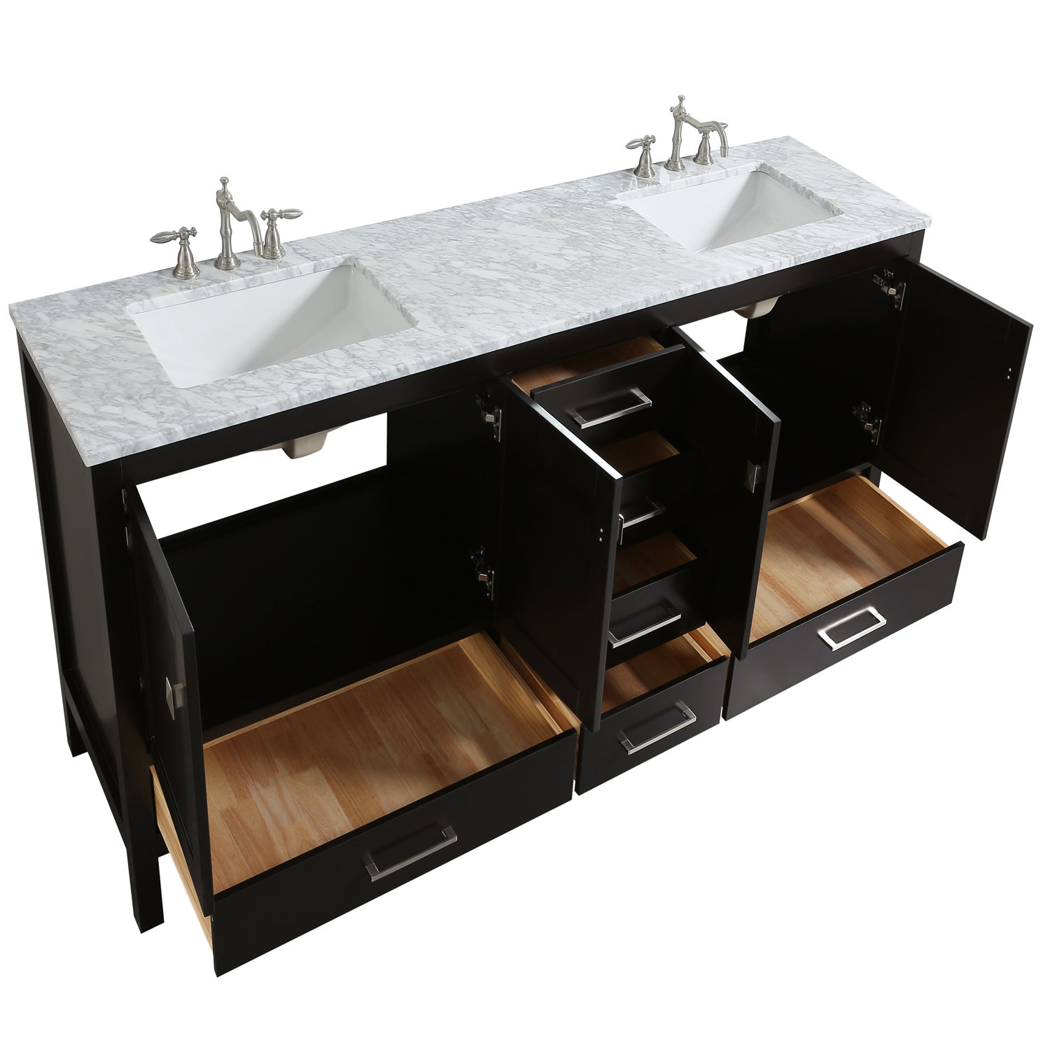 Brayden Studio® Zeringue 84" Double Bathroom Vanity Set & Reviews Wayfair