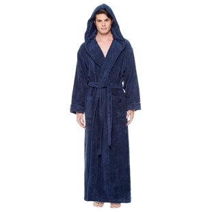 Womens Hooded MICROFLEECE FLEECE Bath Robe Long BATHROBE Lounge Towel XL/2XL 