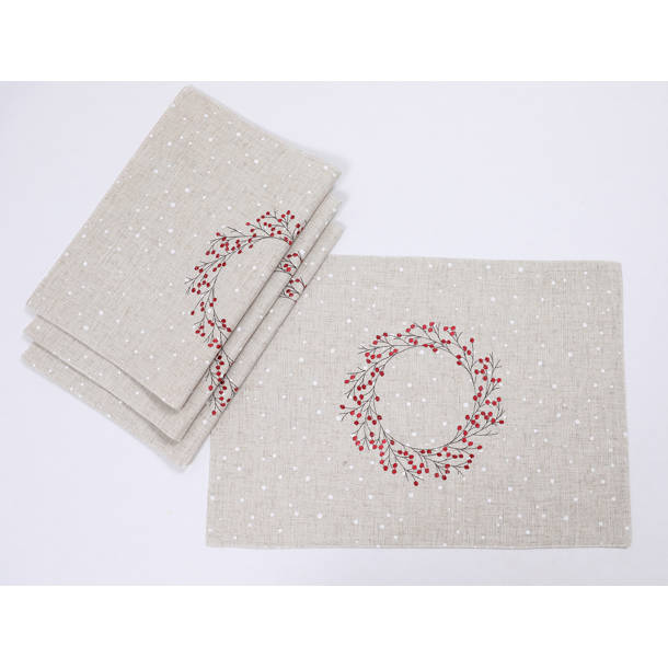 Avanti Linens Spode Christmas Tree Collection, Resina, Rosso