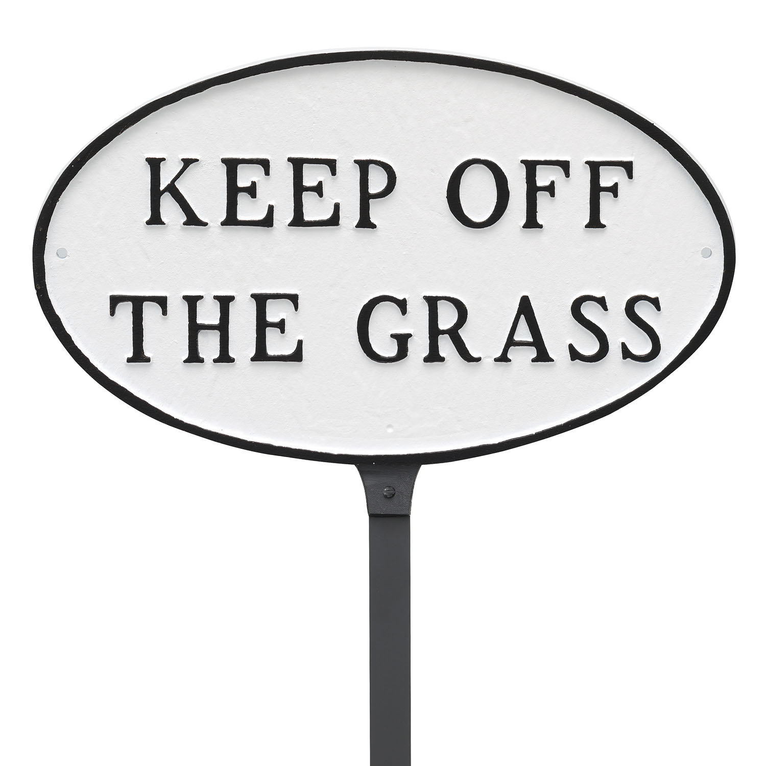 Red Barrel Studio Boffa Keep Off The Grass Statement Garden Sign