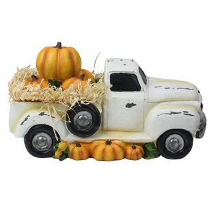 Vintage Style Fall Battery Operated Lighted Harvest Autumn Truck Decor Farmhouse 