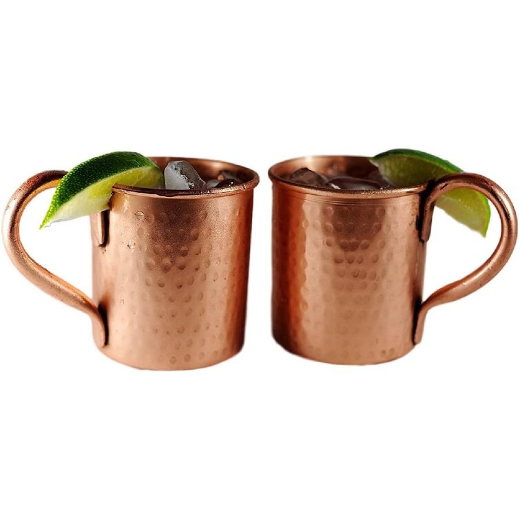 Moscow Mule Mugs Set of 2 14 oz Mugs Copper Mugs for Moscow Mule Drinks 