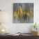 East Urban Home Black And Gold Abstract by Danhui Nai - Wrapped Canvas ...