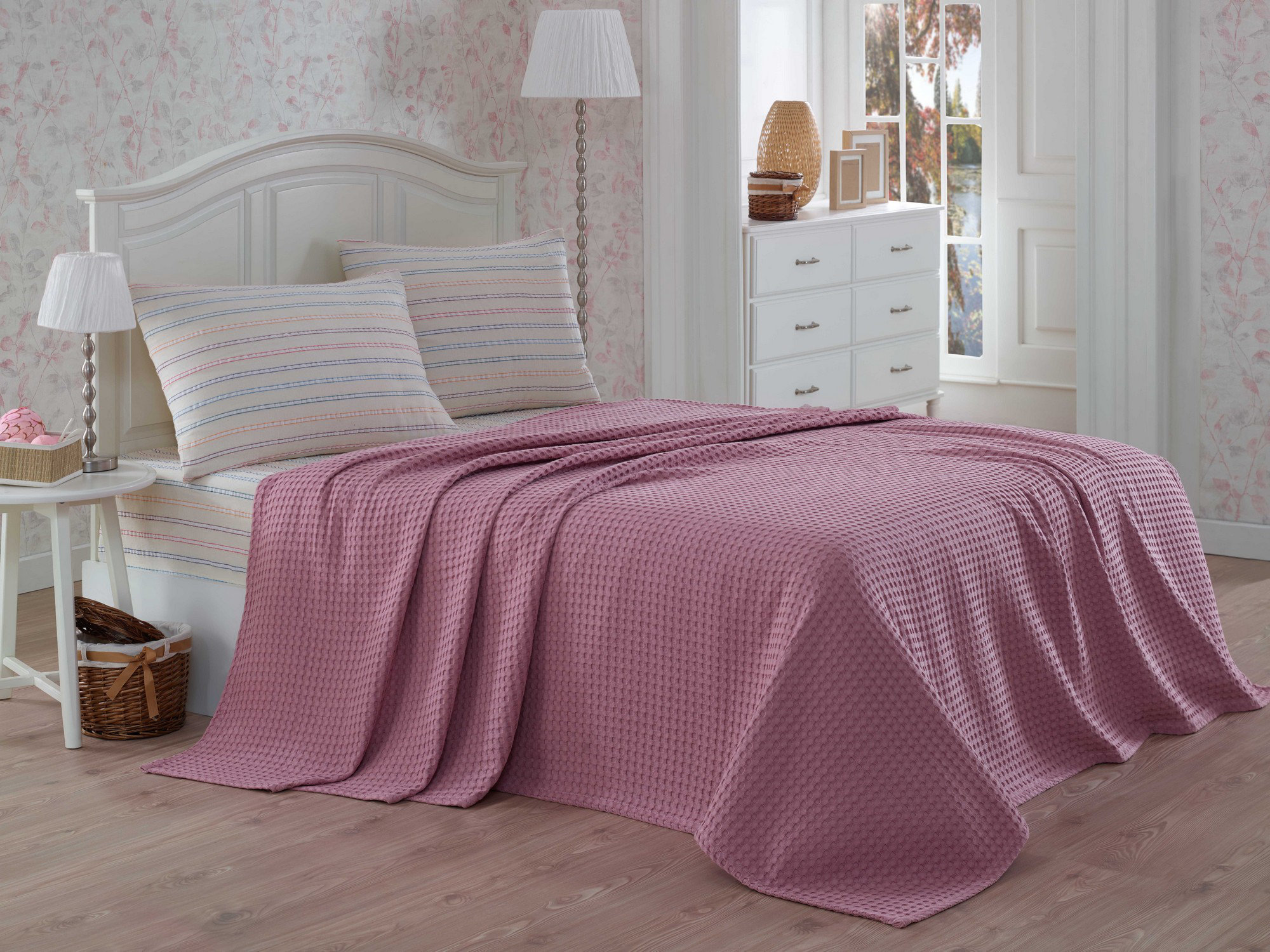 East Urban Home 100 Cotton Coverlet Set Wayfair