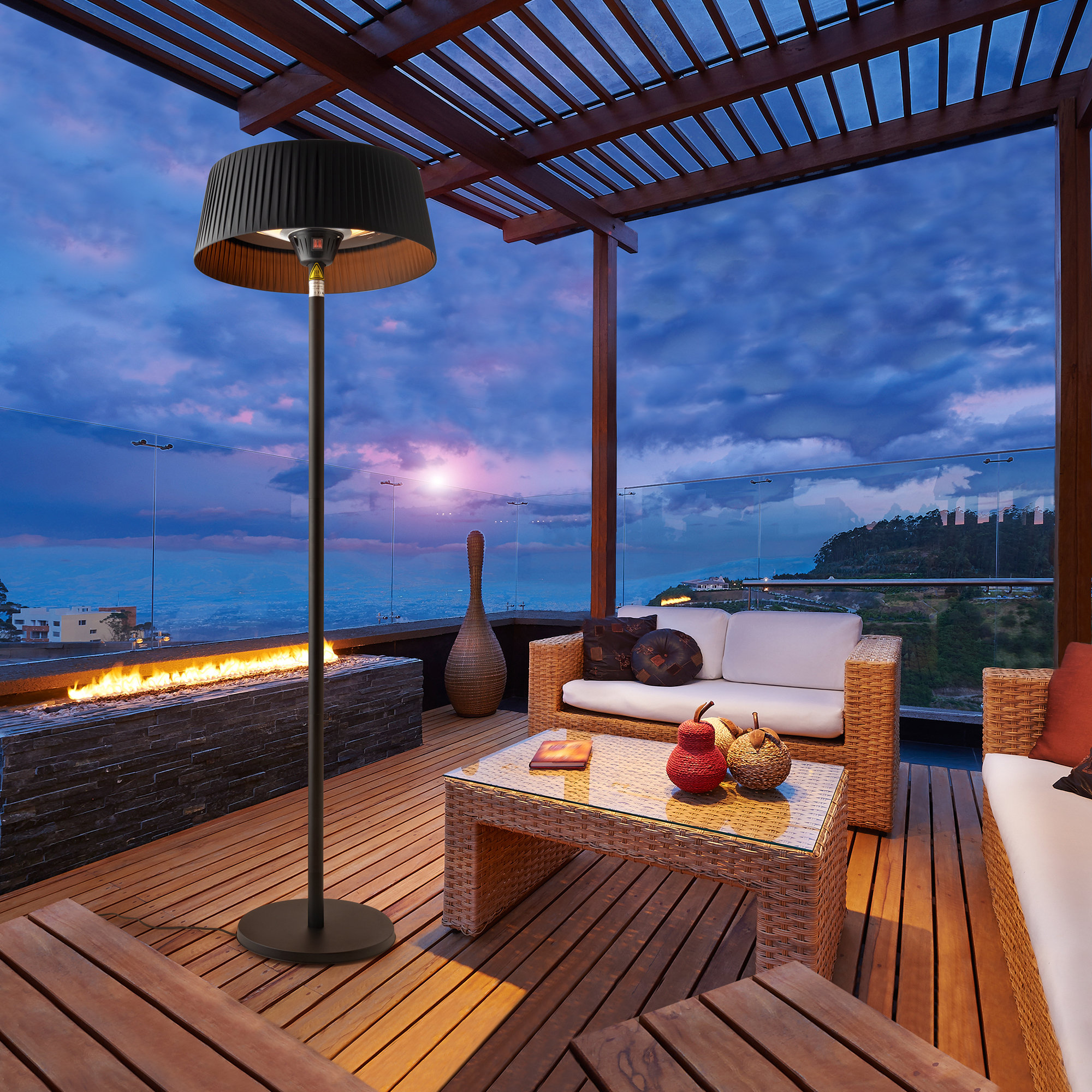 Schuller Heat I Electric Patio Heater Wayfair.co.uk