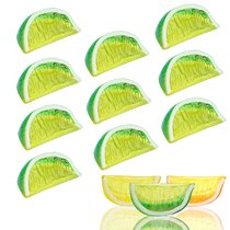 10pc Mini Artificial Fake Fruit Yellow Lemons Simuation Fruit Kitchen Decoration 