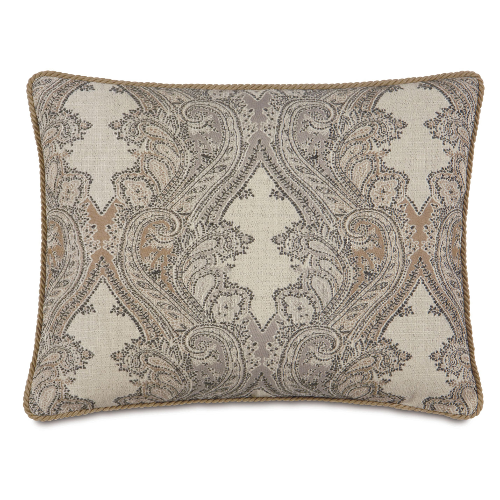 Eastern Accents Aiden Damask Lumbar Pillow Cover & Insert & Reviews