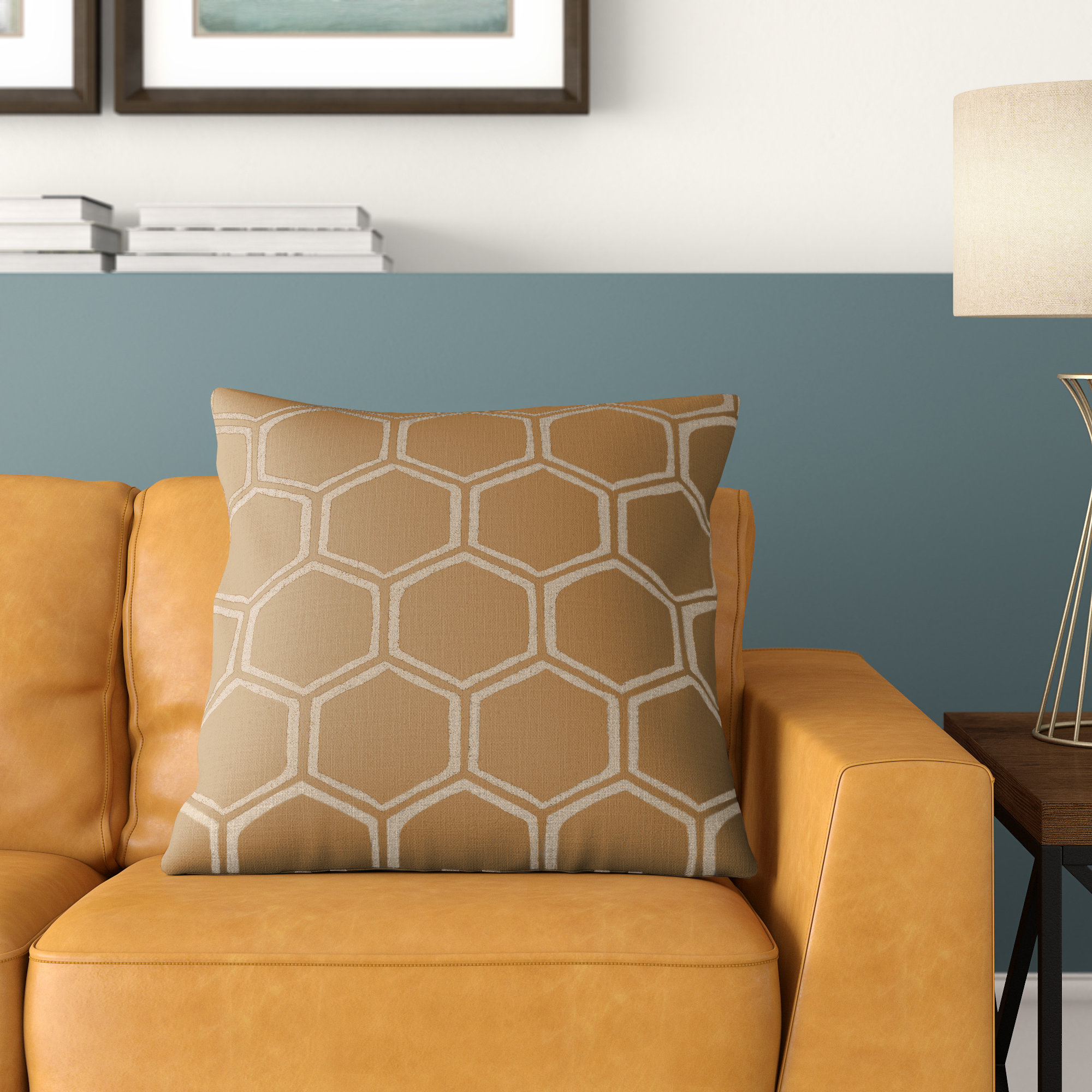 Mercer41 Caldeira Geometric 100 Linen Pillow Cover & Reviews Wayfair