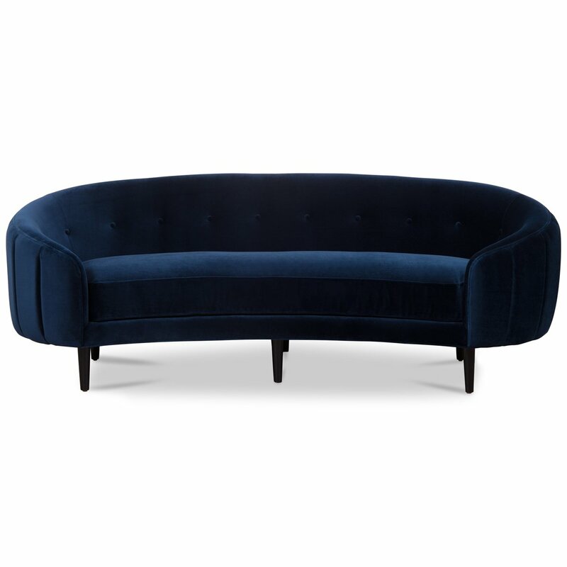 ModShop Art Deco 84'' Upholstered Sofa | Wayfair