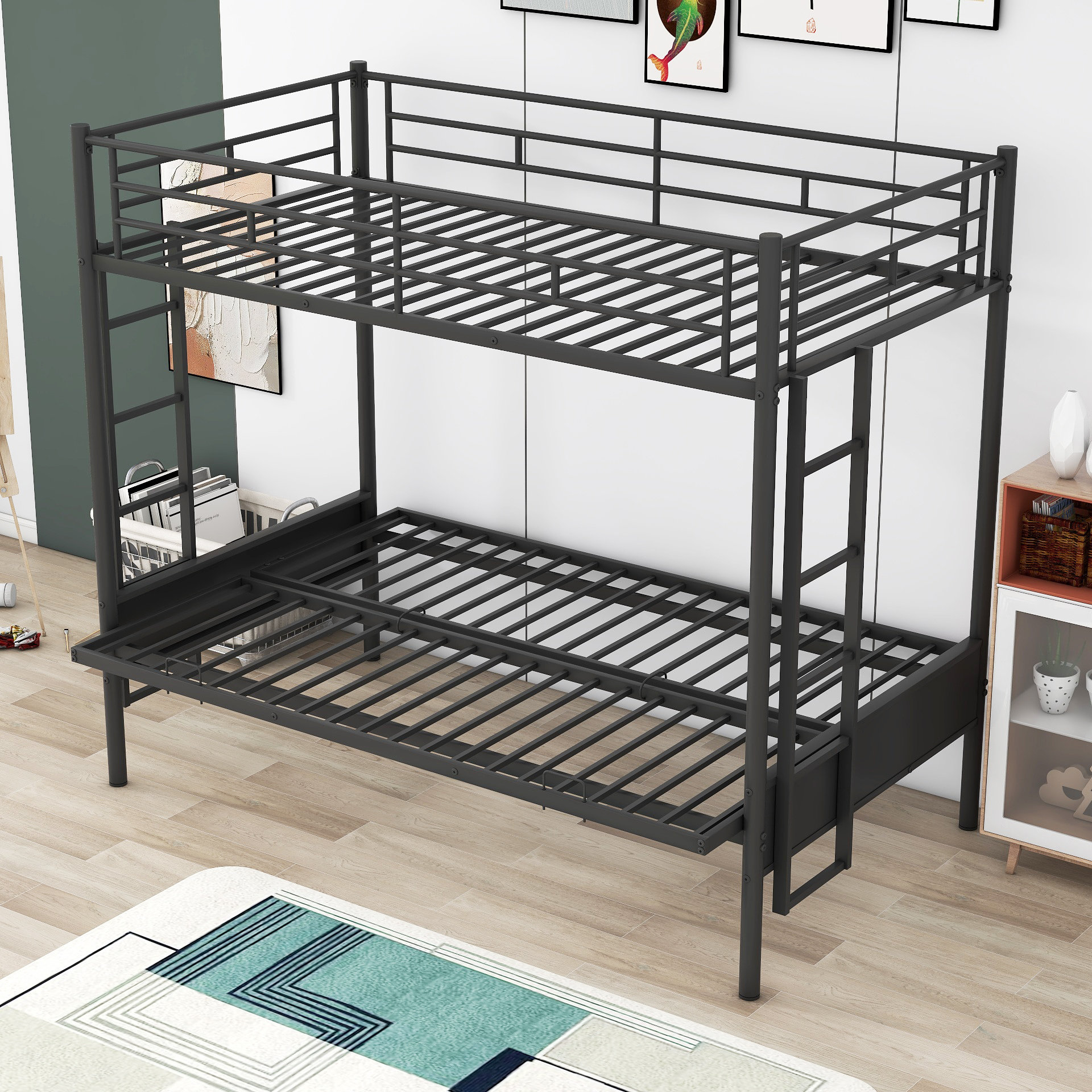 Isabelle & Max™ Haberman Twin Over Full Futon Bunk Bed by Isabelle
