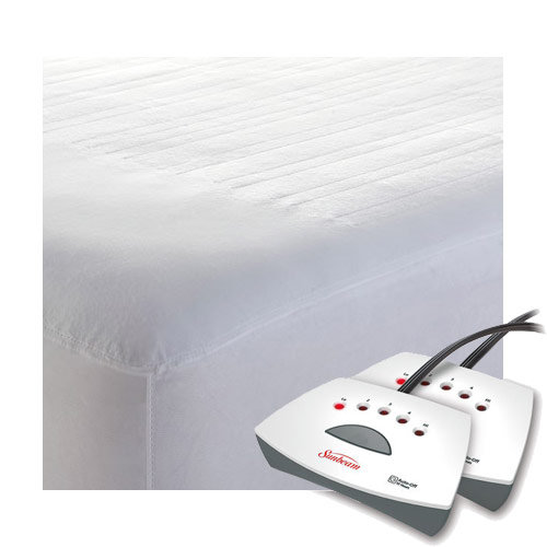 Holmes premium quilted electric heated mattress pad clearance