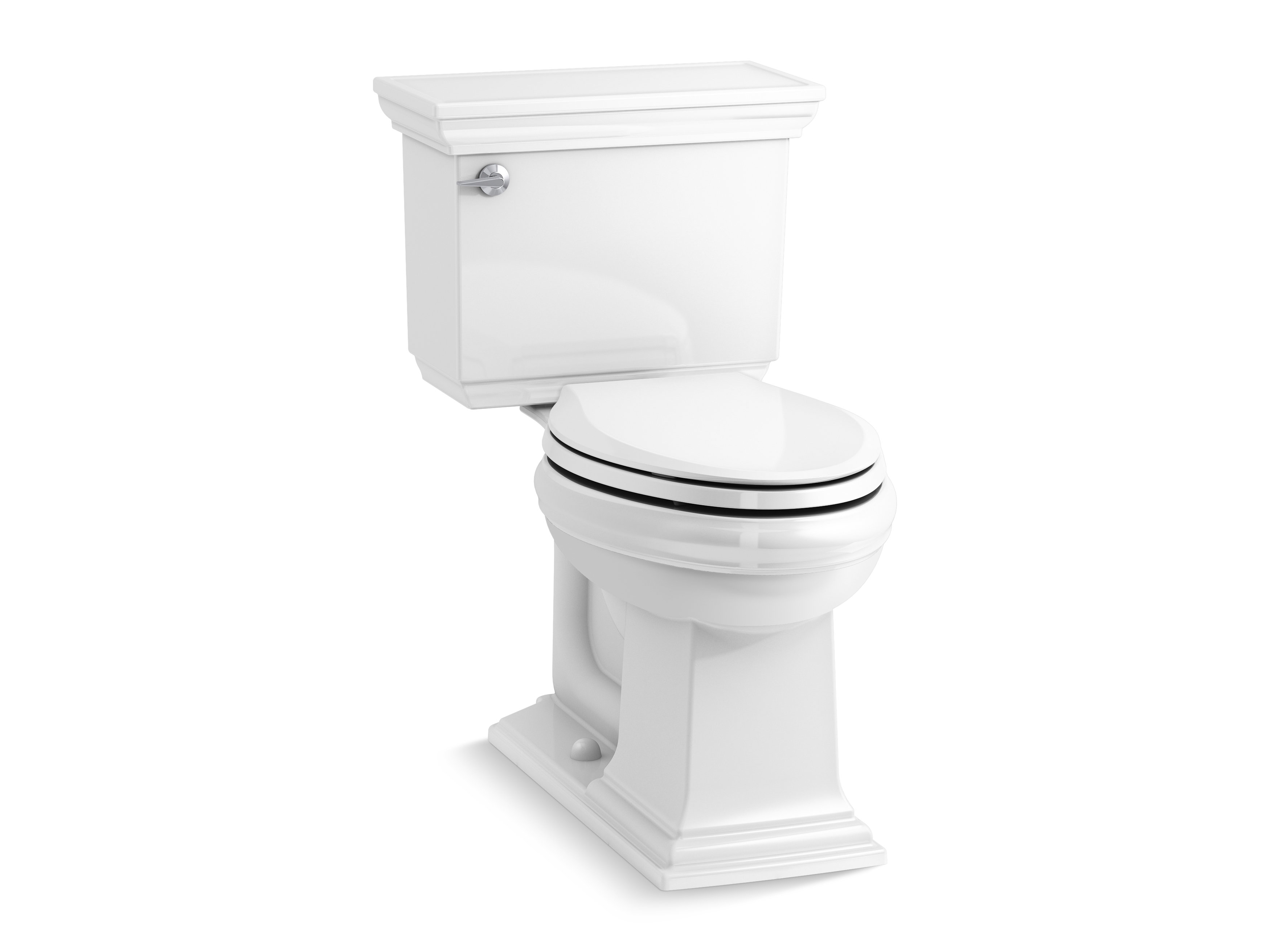 Kohler Memoirs Stately Continuousclean St TwoPiece Elongated Toilet, 1