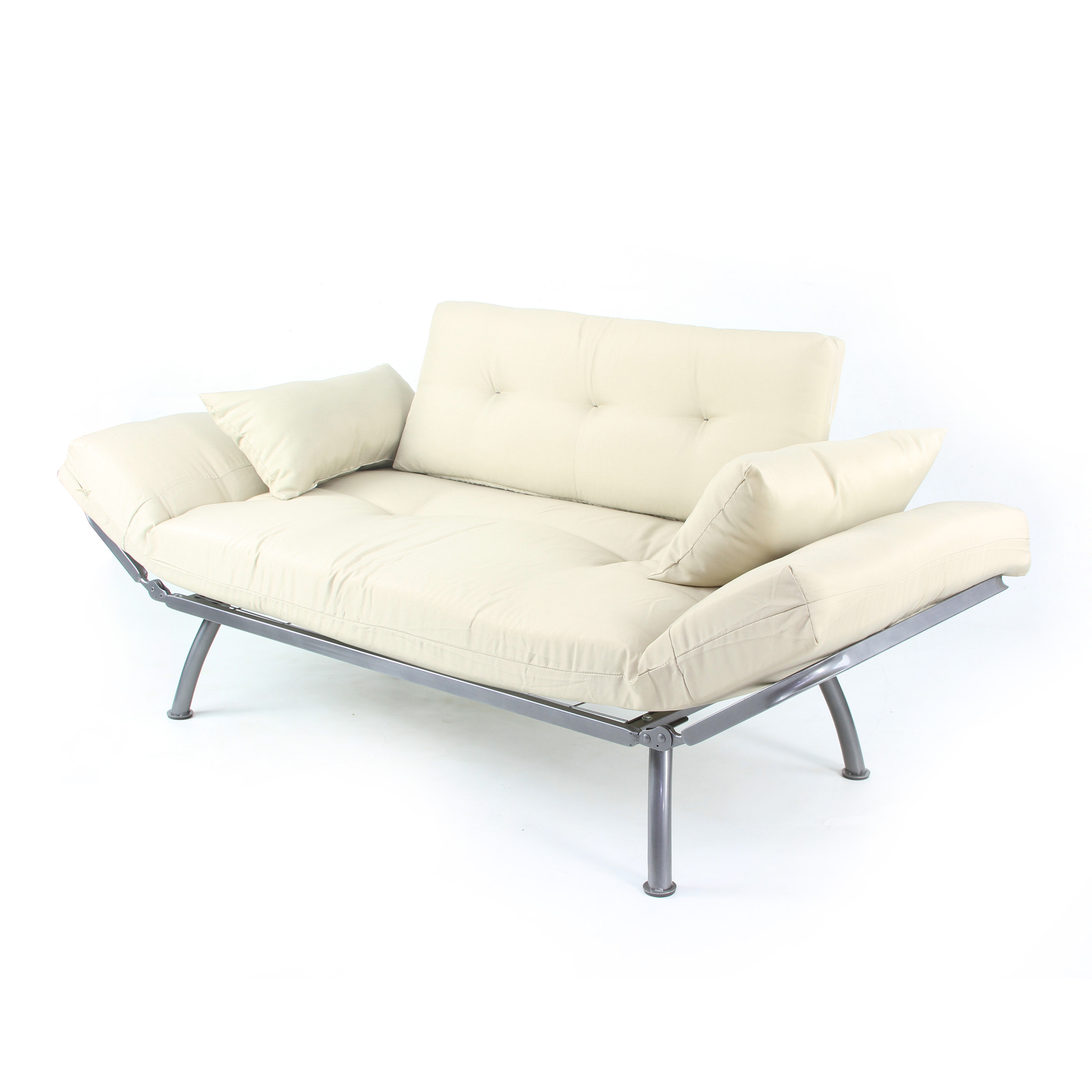 Latitude Run® Jema Twin Tufted Back Futon And Mattress & Reviews Wayfair