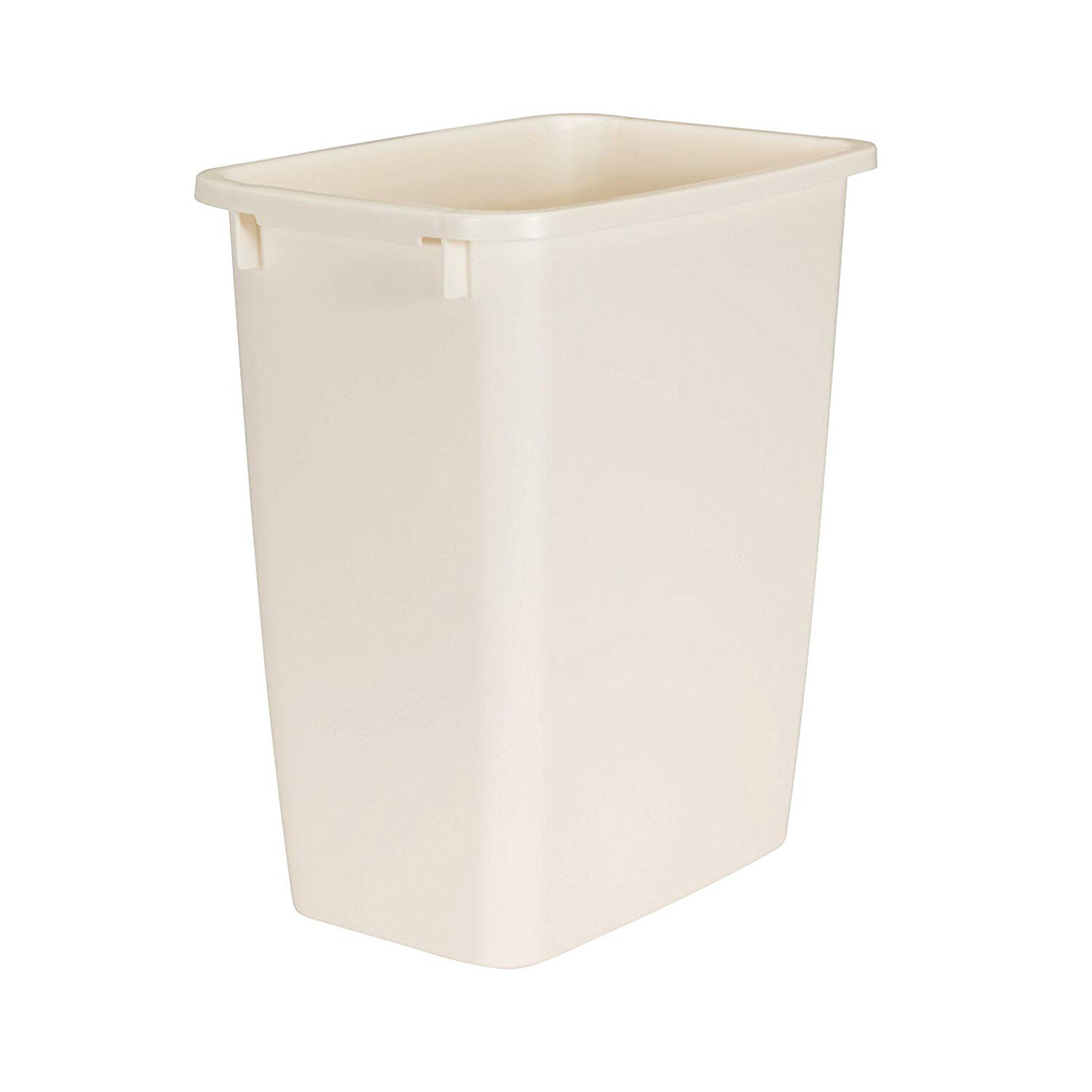 Rubbermaid 9 Gal 36 QT Plastic Open Top Wastebasket Trash Can Garbage Bin White for sale online 
