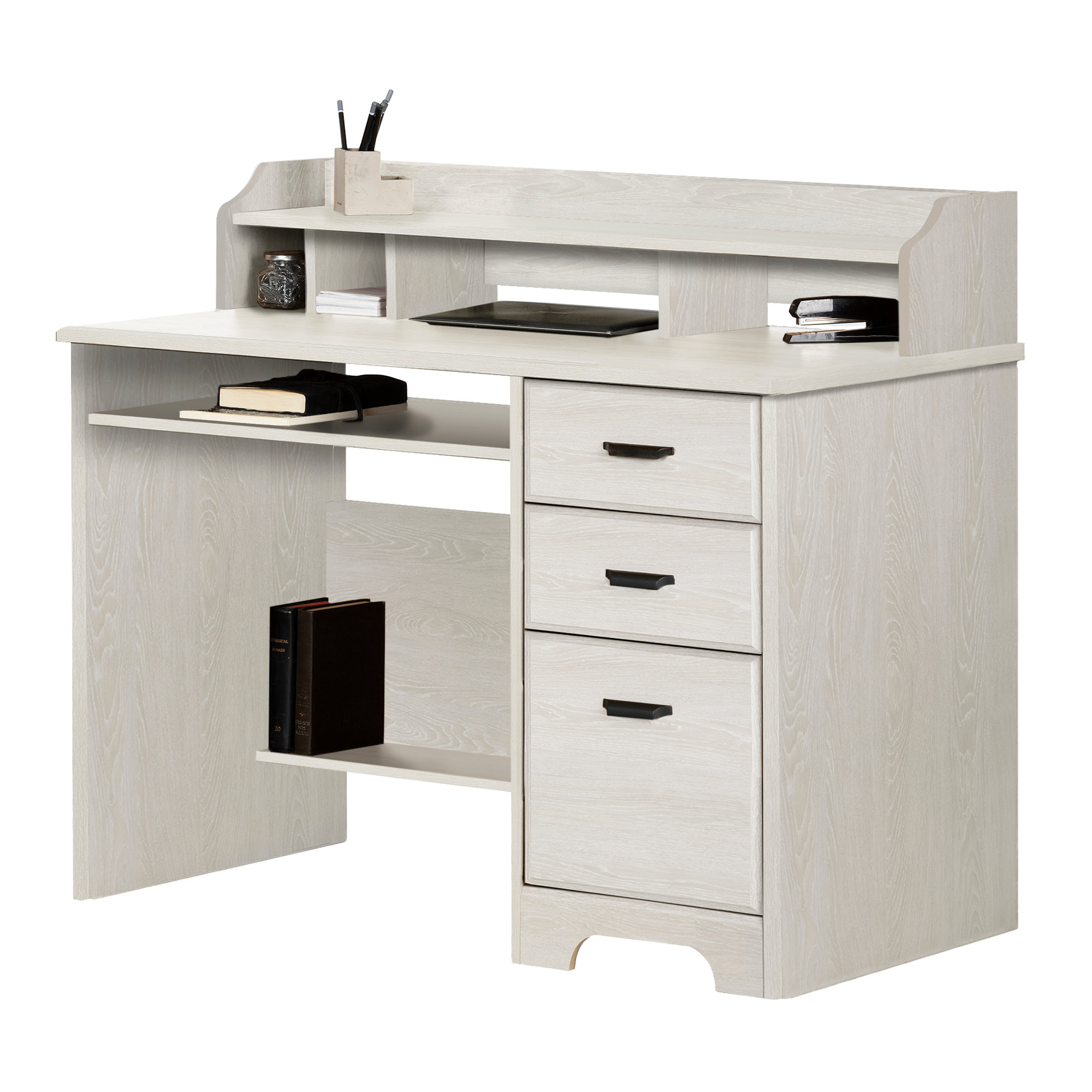 South Shore Tassio Kids Desk, Medium Size, Weathered Oak