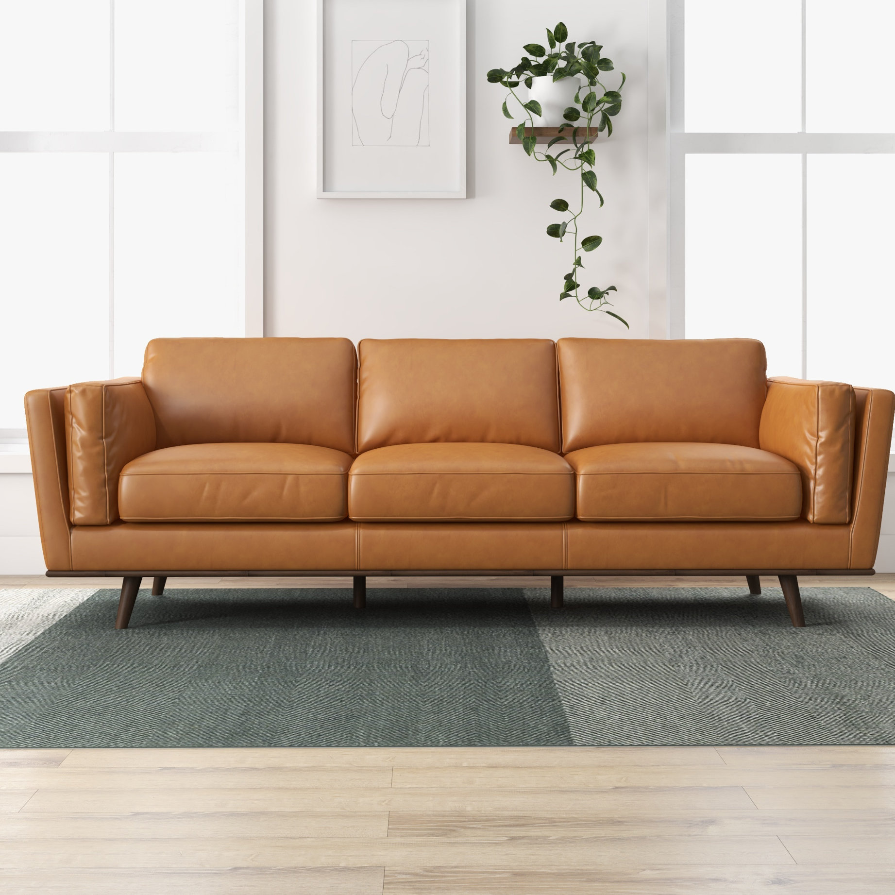 Full Grain Tan Leather