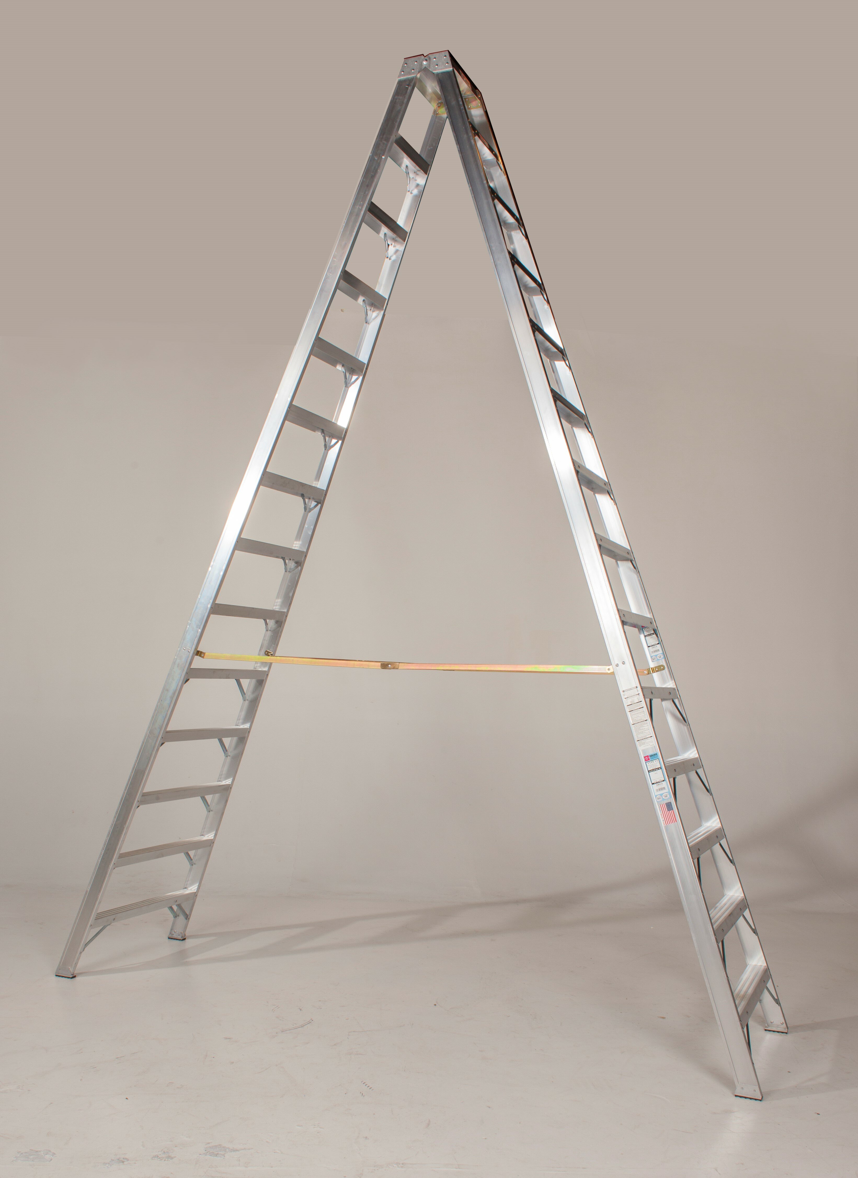 Bauer Corporation 16 ft Aluminum Two-Way Ladder with Type 1A 300lbs |  Wayfair
