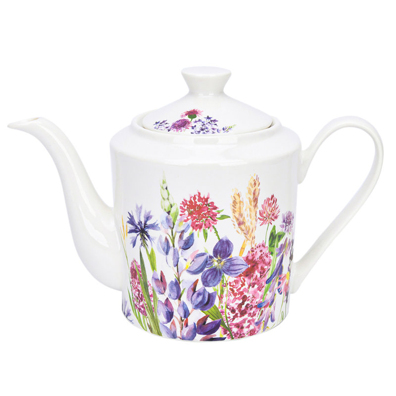 STP Goods Lavender Bone China Teapot - Wayfair Canada