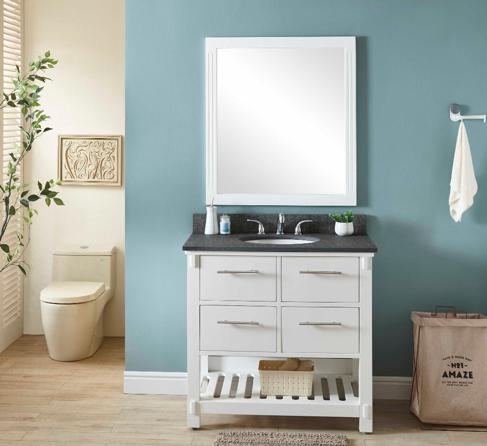 Wrought Studio New Fairfield 37'' Freestanding Single Bathroom Vanity