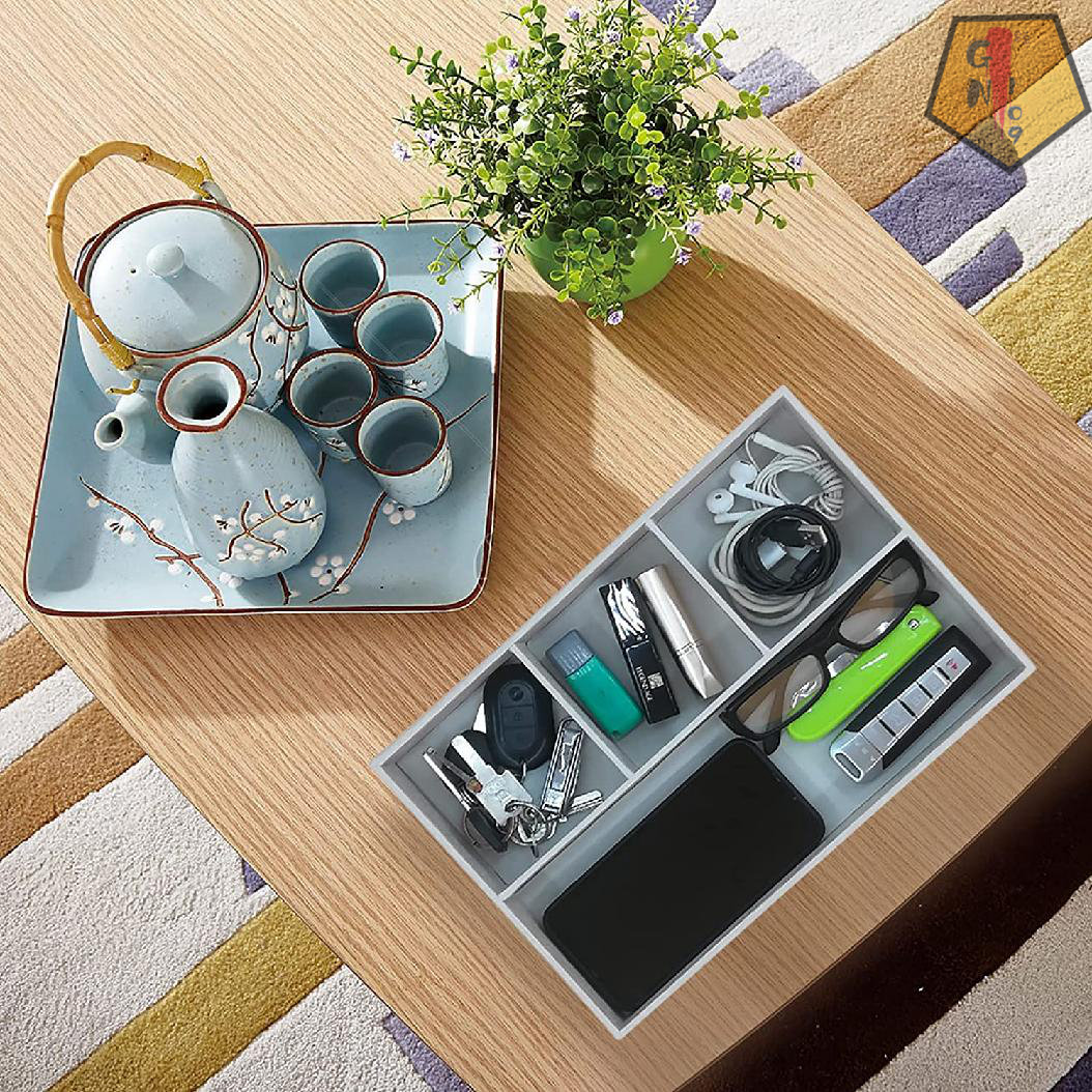 GN109 Desktop Storage Organizer, Nightstand Or Dresser Organizer, Valet Tray, Entry Table