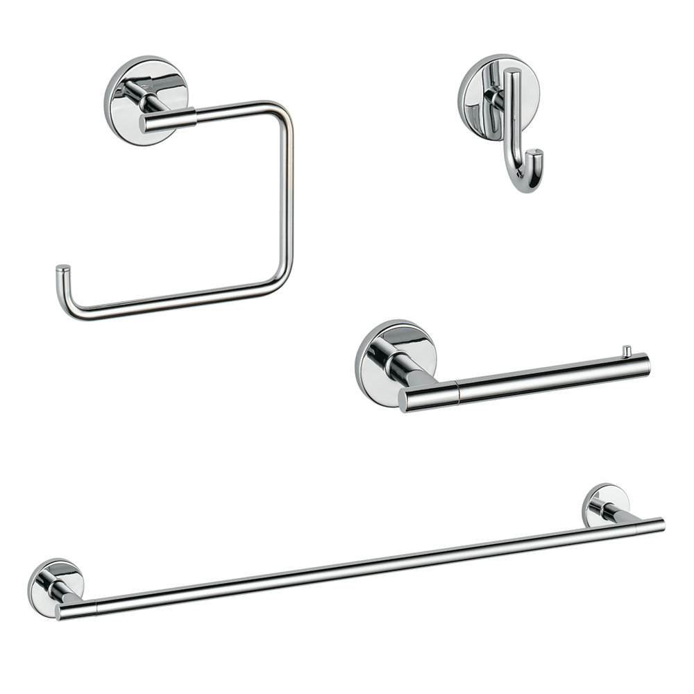 Delta Trinsic 4 Piece Bathroom Hardware Set & Reviews Wayfair