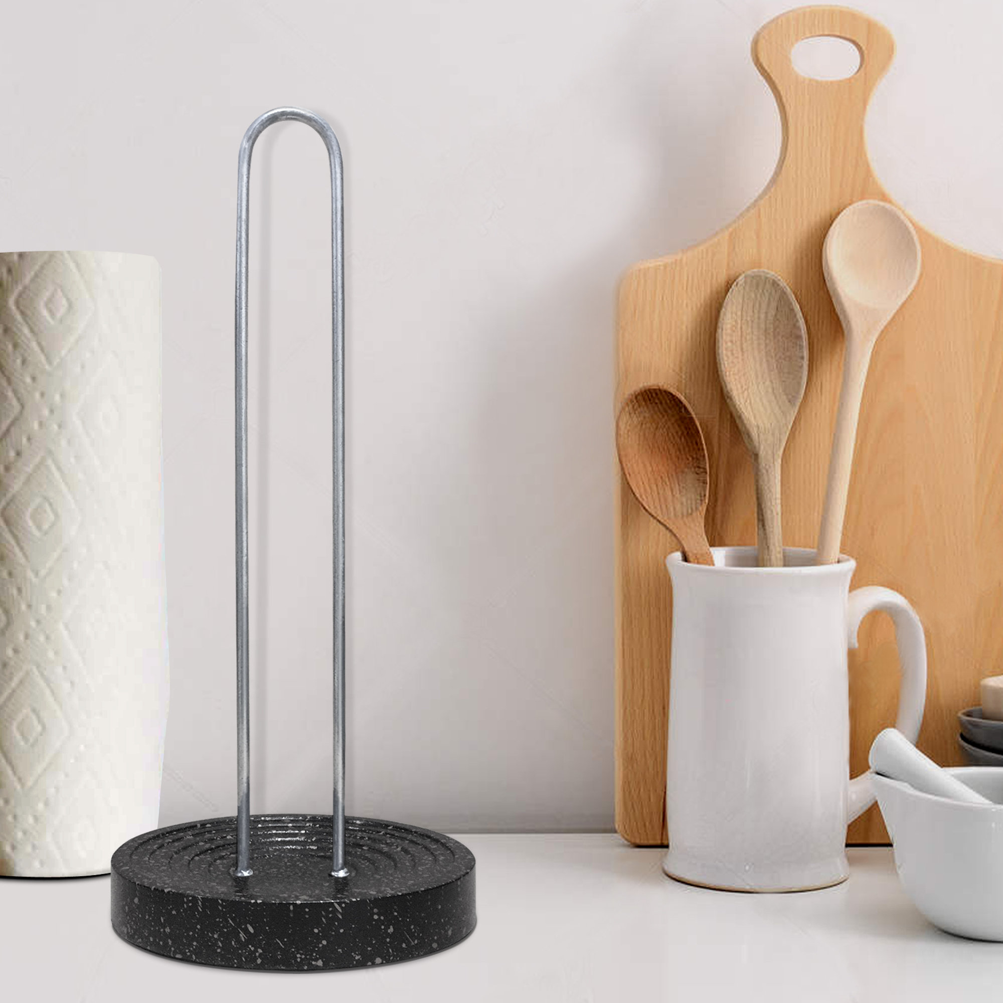 Ebern Designs Freestanding Paper Towel Holder Wayfair