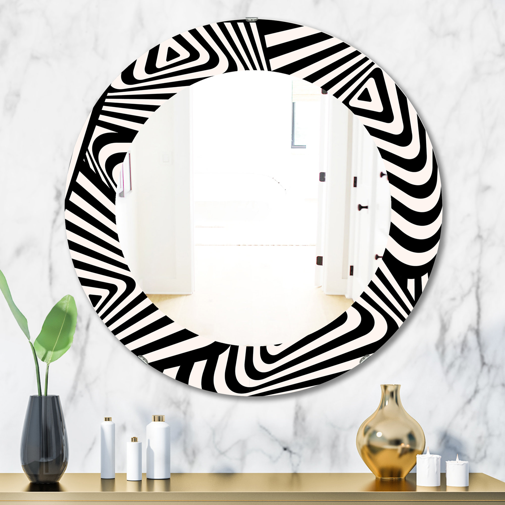 East Urban Home Modern and Contemporary Wall Mirror Wayfair