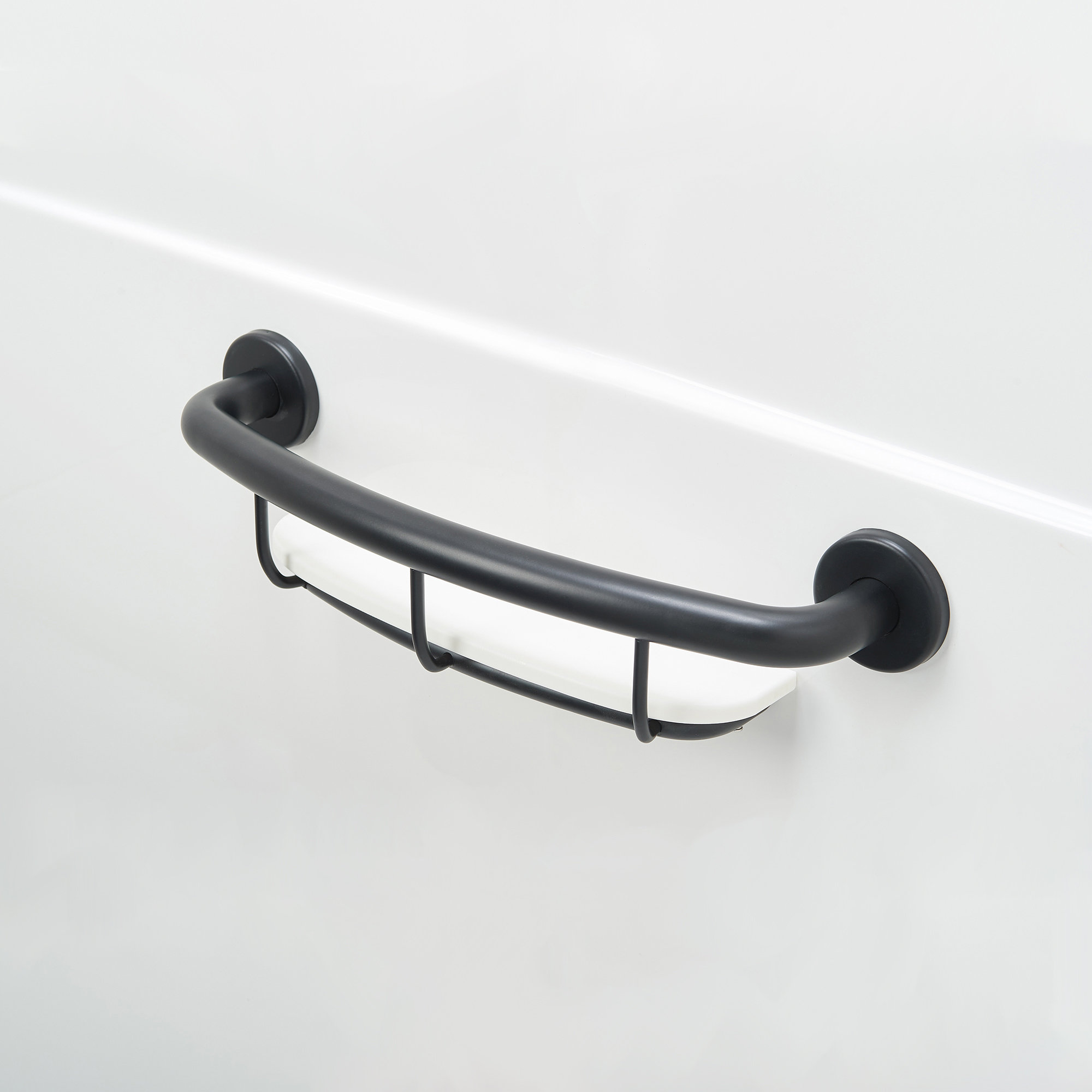Life Line Shower Shelf Grab Bar / Size 18" W & Reviews Wayfair