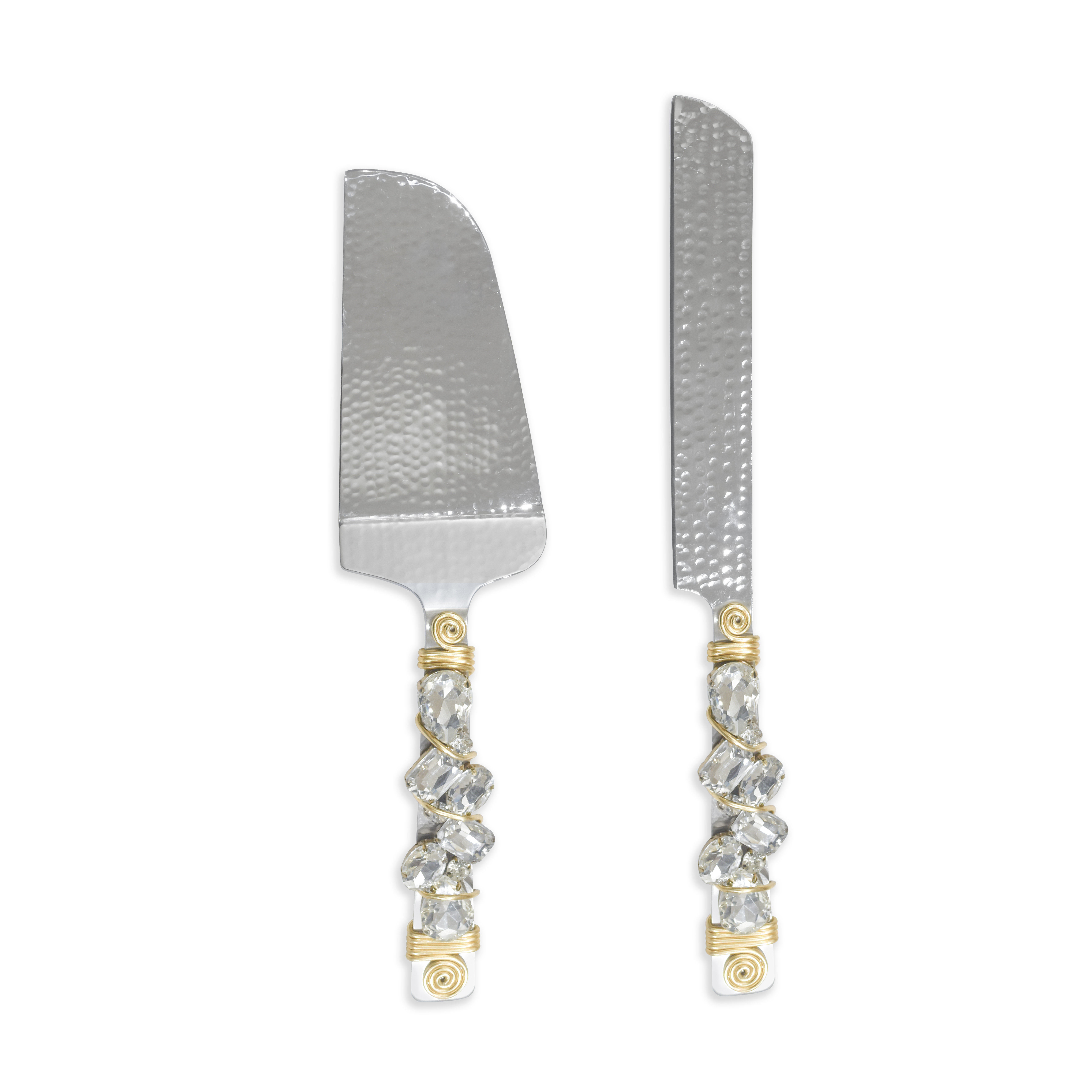 House of Hampton® Deris 2 Piece Stainless Steel Cake Serving Set Wayfair